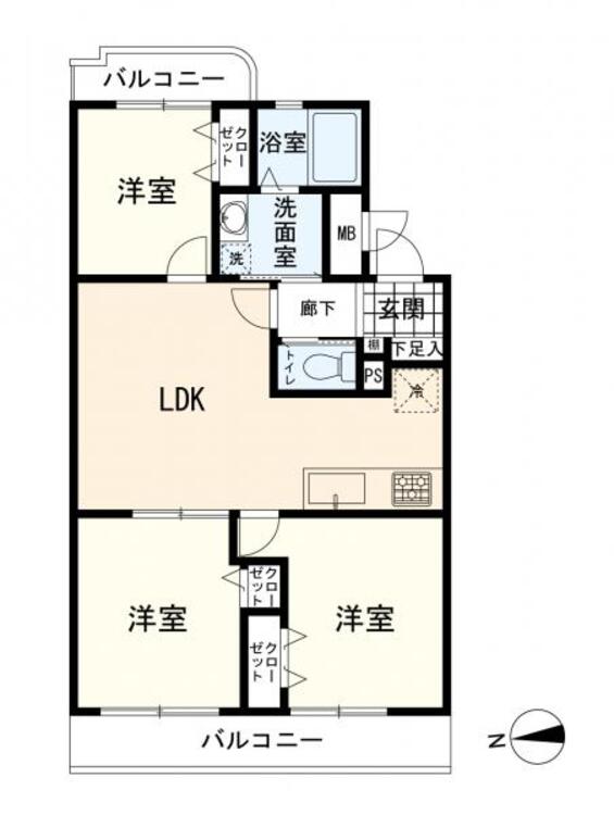 間取り ３ＬＤＫ