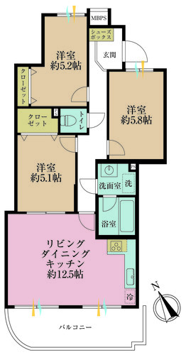 ニューウェルテラス第３日吉の物件画像