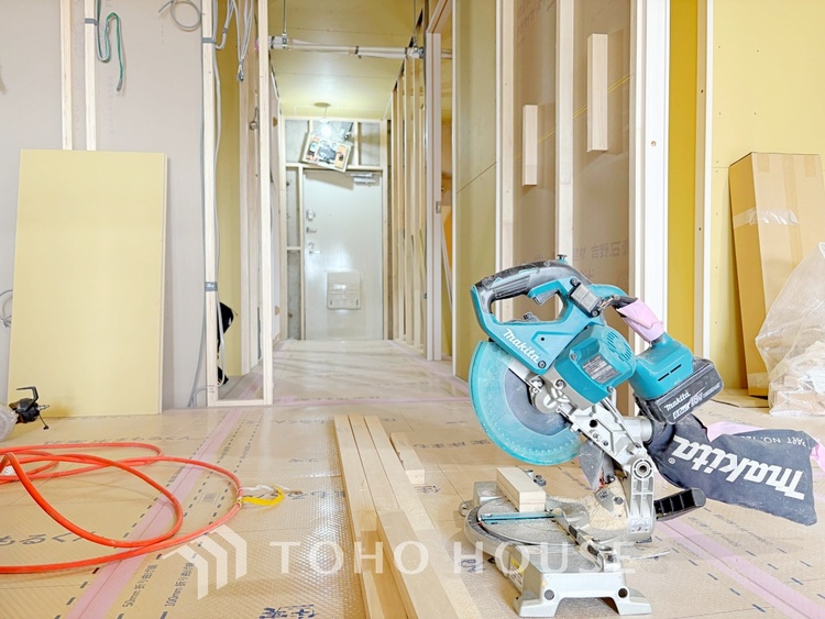 風呂 スケルトンリノベーション（内装・設備・配管などをすべて解体し、間取りを含めて一から作り直す大規模なリノベーション）実施中！2026年1月末完成予定