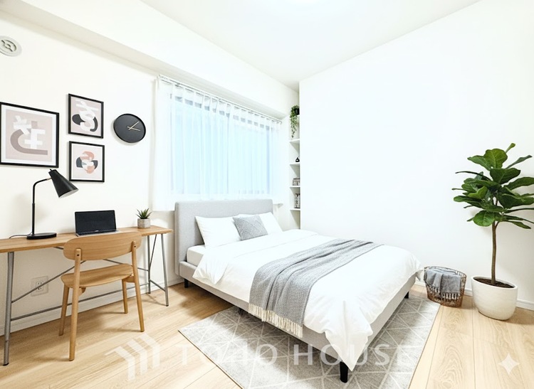 内装 太陽の温かな光がお家全体を照らす。そこには目を輝かせ笑顔で見つめてくれる君がいて、「ただいま」の言葉がこだまする。そんな君の瞳に恋している。※家具はCGを使用しています。