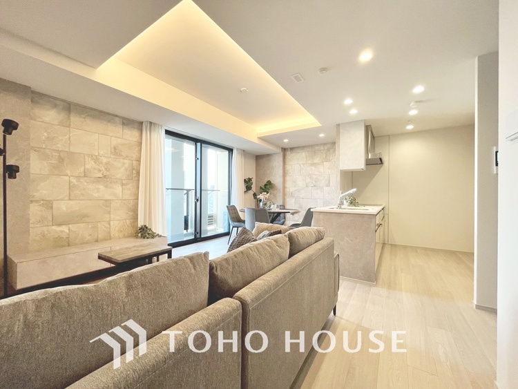 内装 【LIVING】◆simple is best◆無駄のない綺麗なつくりのリビングルームであなただけの暮らしを。