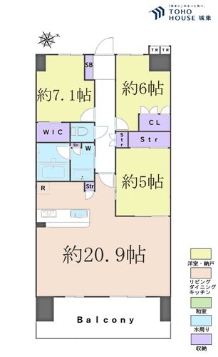 レーベンスクエアリハート東京の物件画像