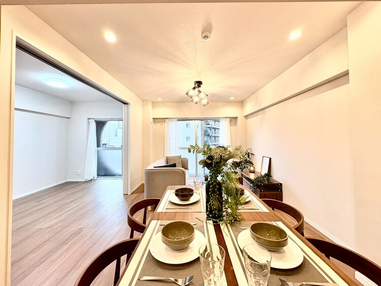 居間 「空間が織り成すひとつ先の住み心地」を演出します。