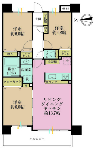 クリオ綱島十番館の物件画像