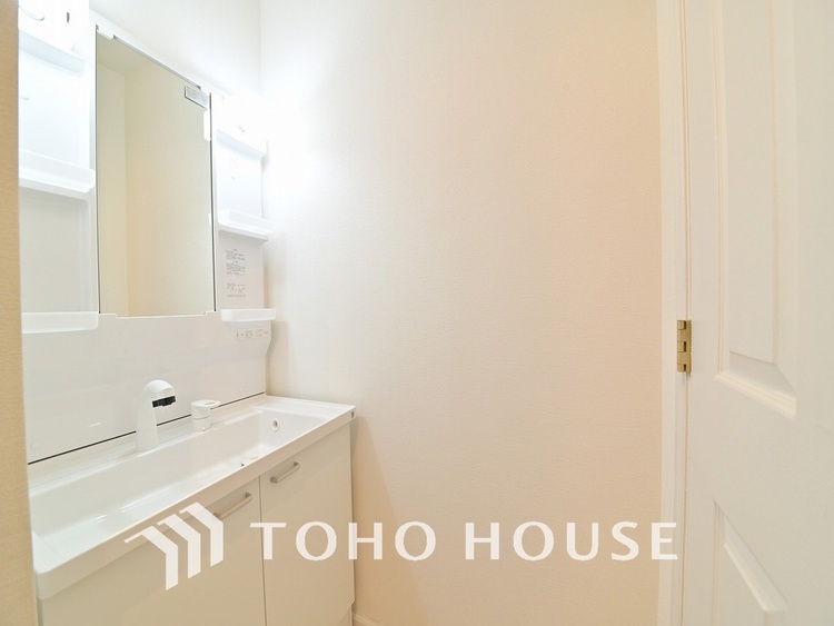 洗面 新規交換済みの洗面化粧台