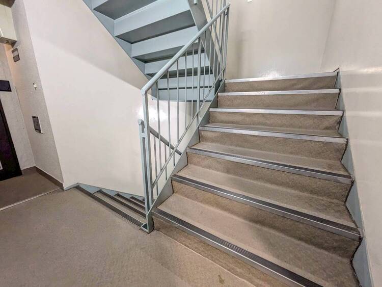 その他 共用部の階段です。明るく清潔に管理されています。