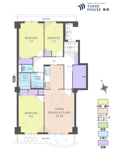 新松戸サンライトパストラル六番街Ｃ棟の画像