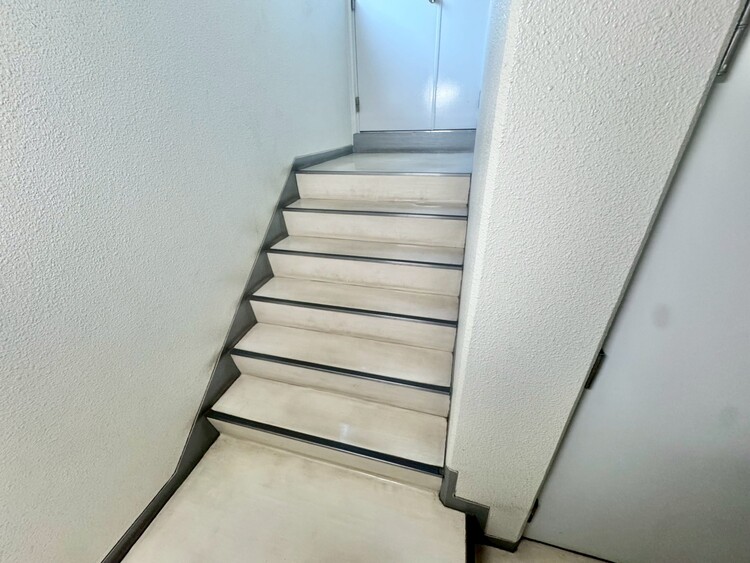 その他 共用部の階段です。明るく清潔に管理されています。
