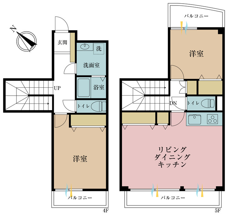 その他 2LDK、専有面積71.39m2、バルコニー面積11.22m2