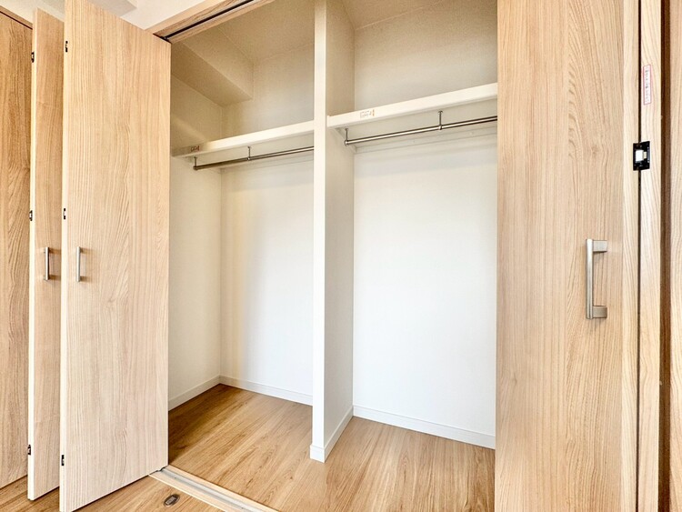 収納 居室にはクローゼットがあり、荷物もスッキリ収納して快適にお過ごしいただけます。