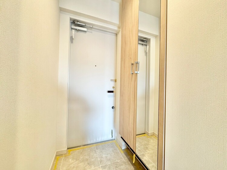 玄関 シューズボックスを完備した玄関です。