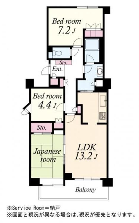 間取り 間取図　３ＬＤＫ