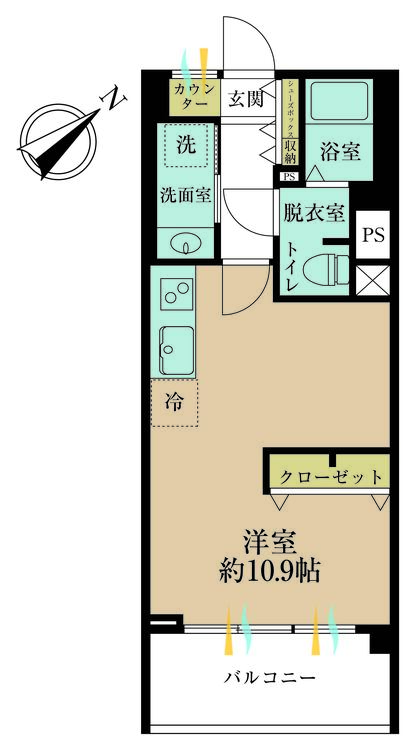 その他 専有面積29.7m2、バルコニー面積4.6m2