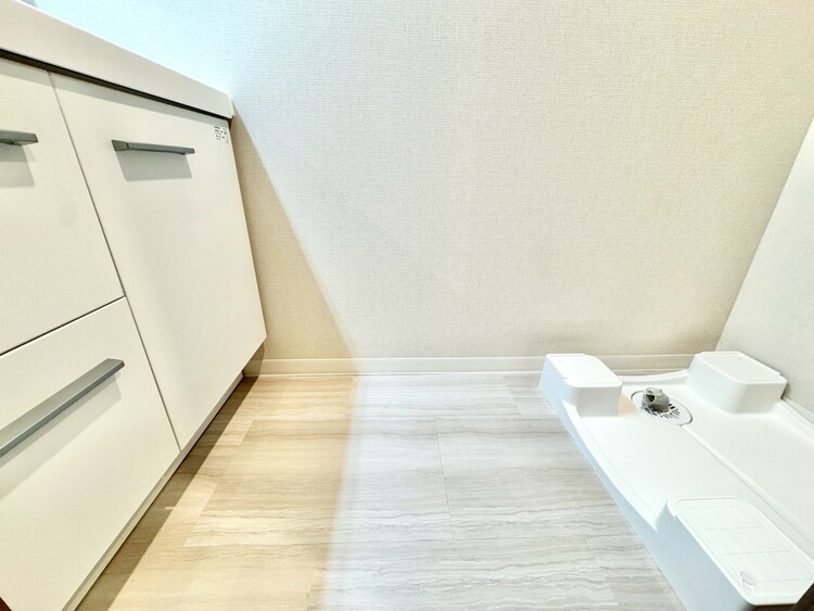 その他 十分な広さの脱衣所。