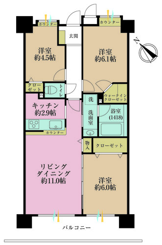 妙蓮寺三和プラザの物件画像