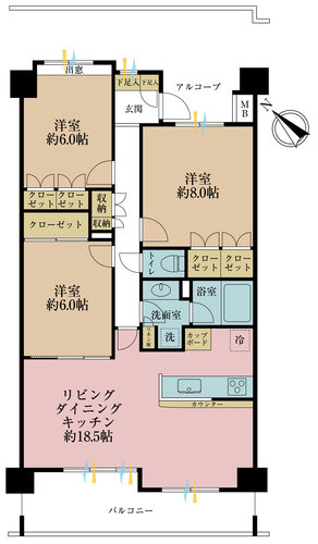 リステージ響の森横濱鶴見の物件画像