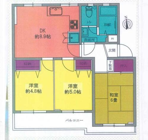 【安心を買うなら、朝日土地建物へ】市沢団地の画像