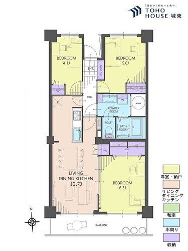 小豆沢パーク・ファミリアＢ棟の物件画像