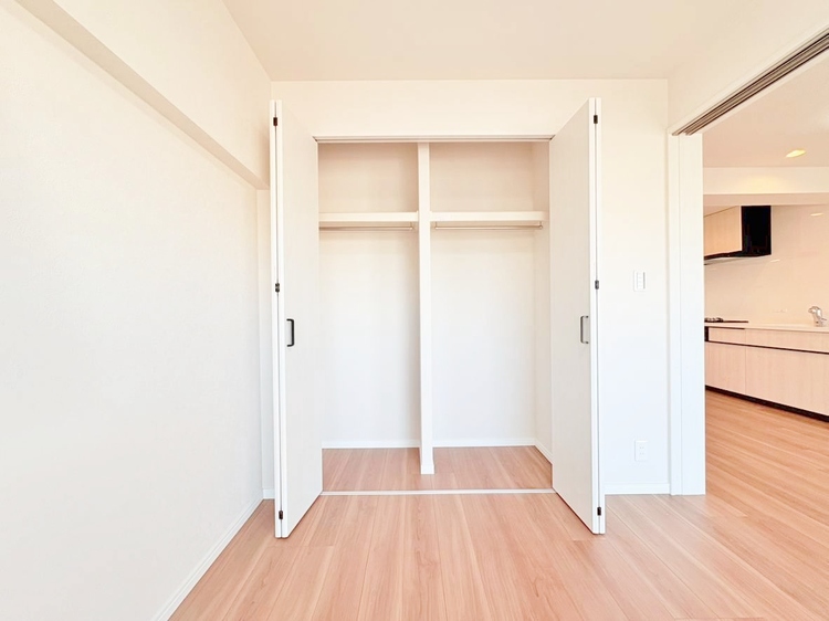 収納 居室にはクローゼットがあり、荷物もスッキリ収納して快適にお過ごしいただけます。
