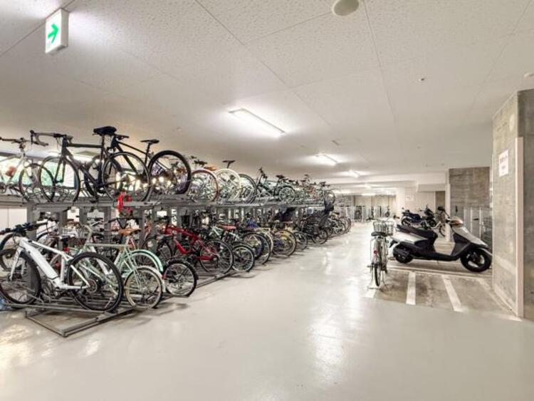 その他 敷地内に設けられた駐輪スペース。