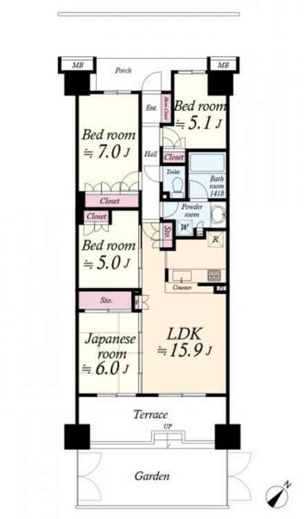 間取り 間取図 ４ＬＤＫ