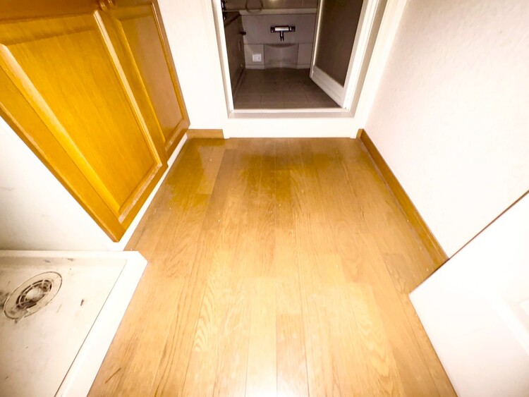 その他 十分な広さの脱衣所。