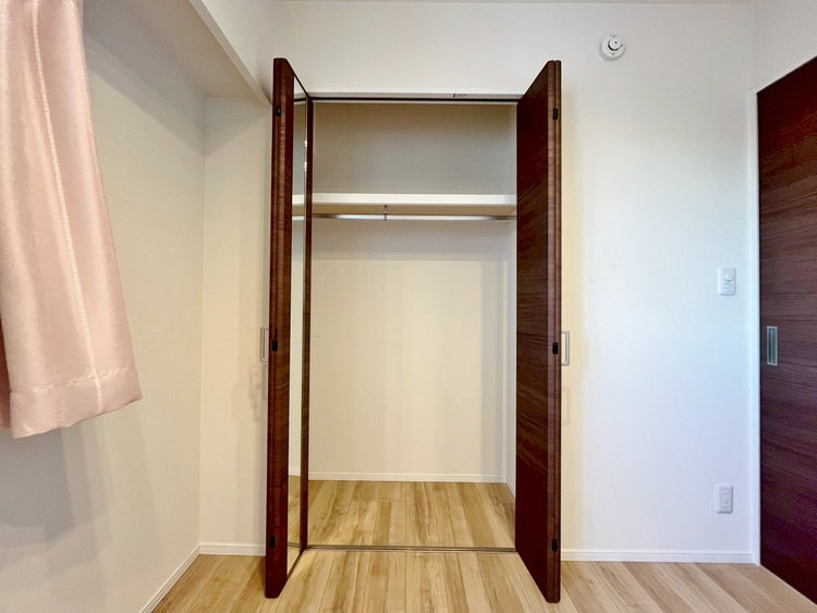 収納 居室にはクローゼットがあり、荷物もスッキリ収納して快適にお過ごしいただけます。