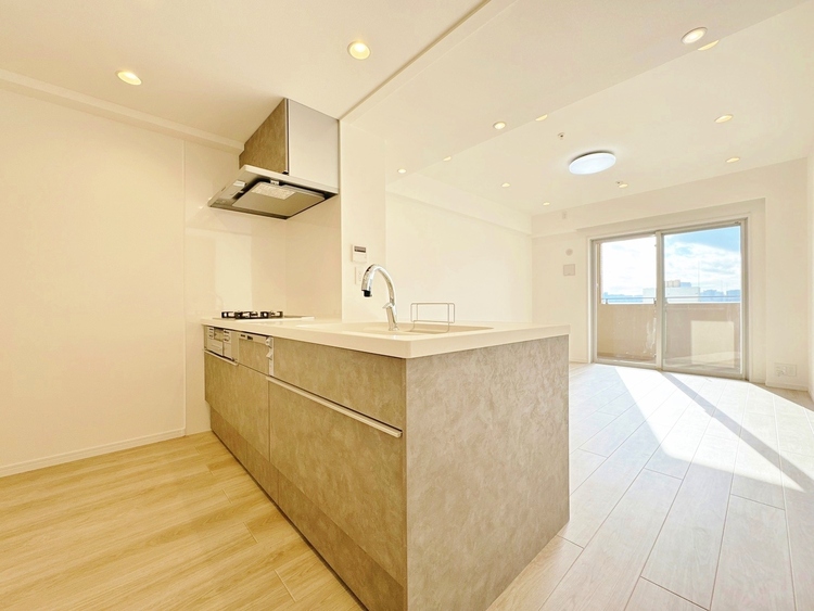 キッチン 洗練されたスタイリッシュなデザイン性と使いやすさを備えた仕様。