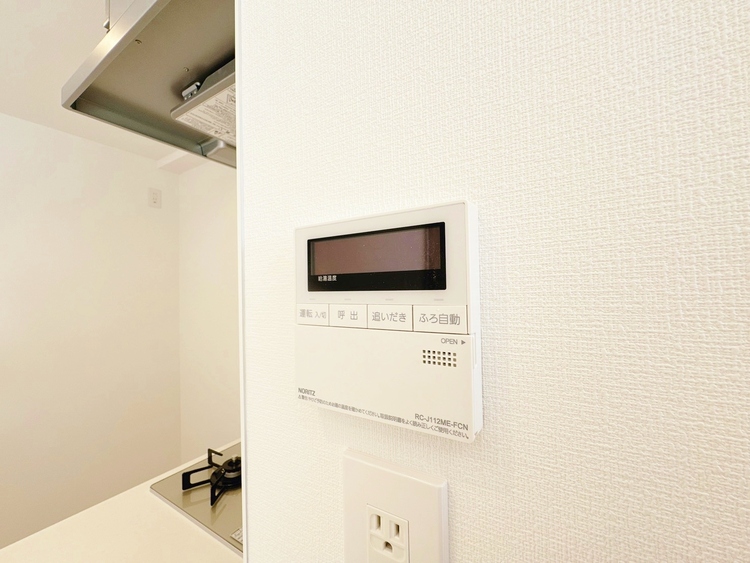 設備 見やすい画面で操作しやすい給湯パネルです。