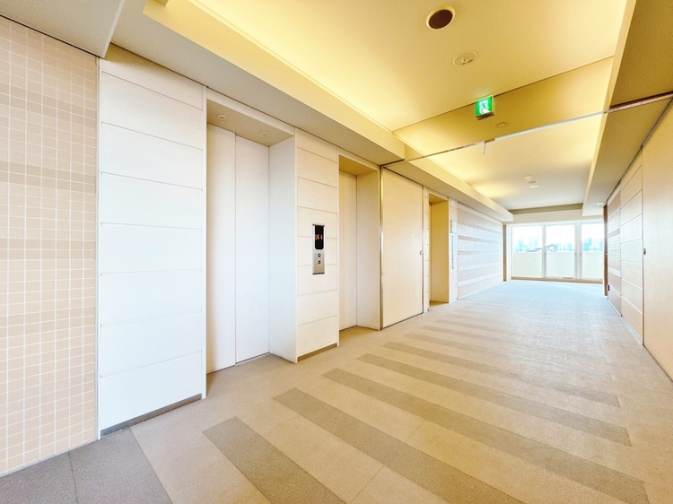 設備 エレベーターの管理も、きちんと行き届いてます。