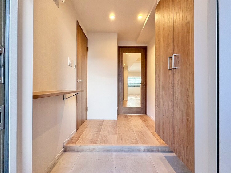 玄関 シューズボックスを完備した玄関です。