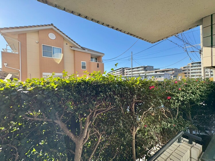 バルコニー 頬をなでる、優しい風を感じることが出来ます。