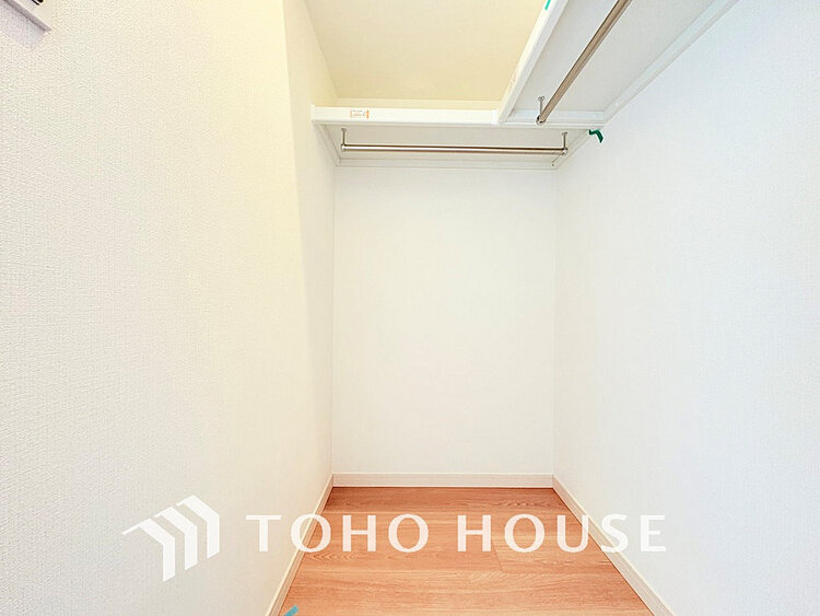 収納 沢山のお洋服を綺麗に収納できる「ウォークインクローゼット」