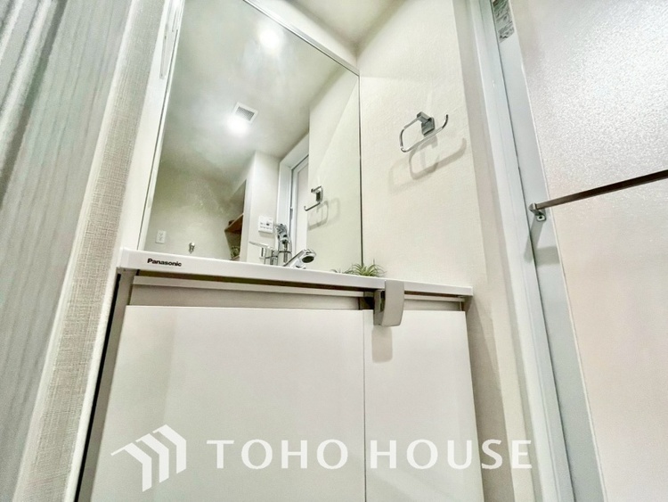 洗面 ここに集まる家族の会話と笑顔が絶え間なく続く幸せな空間。