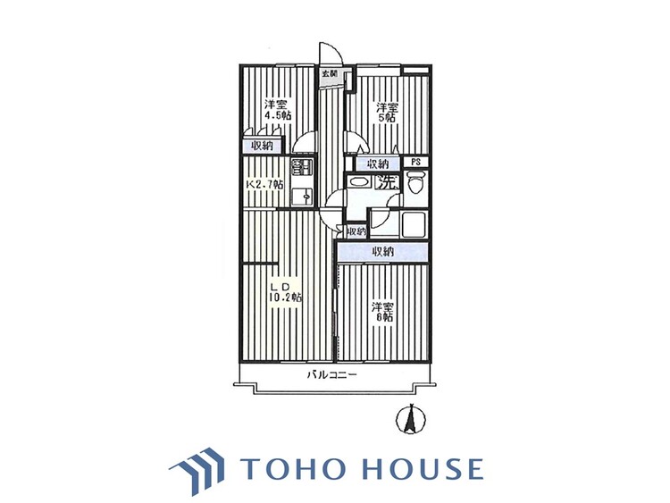 間取り 【house the light is illuminat】採光と風　家事導線も比較的良好で、風通しの良さで過ごしやすい麗(うら)らかな気分にさせてくれるリビング