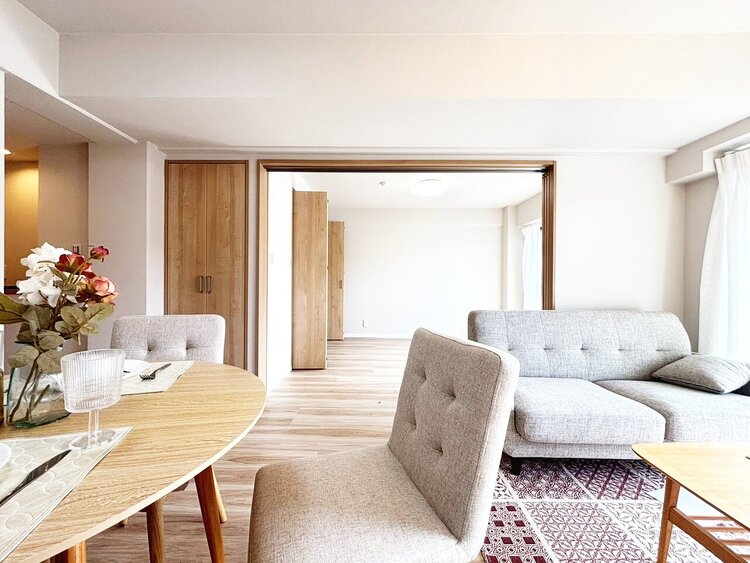 居間 ひとつひとつの空間に宿した機能性、そして美意識。