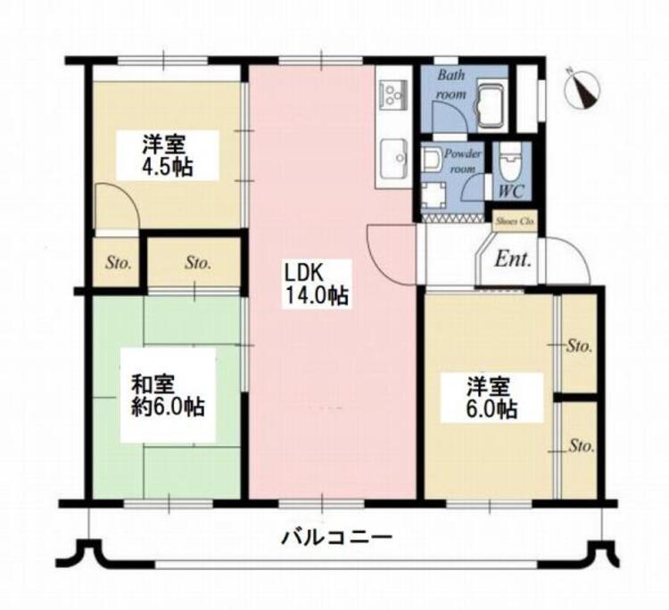 間取り ３ＬＤＫ