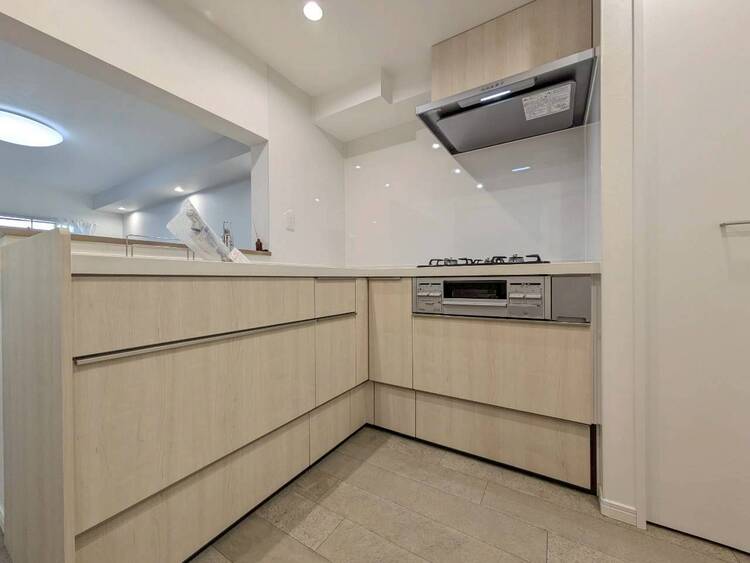 キッチン 開放感のあるキッチンスペース。調理をしながら、会話も弾みそうですね。