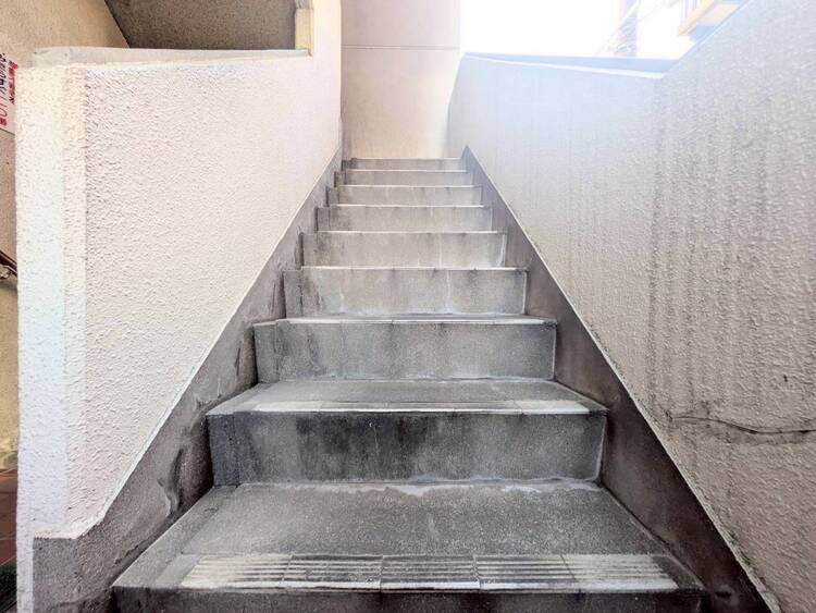 その他 共用部の階段です。明るく清潔に管理されています。