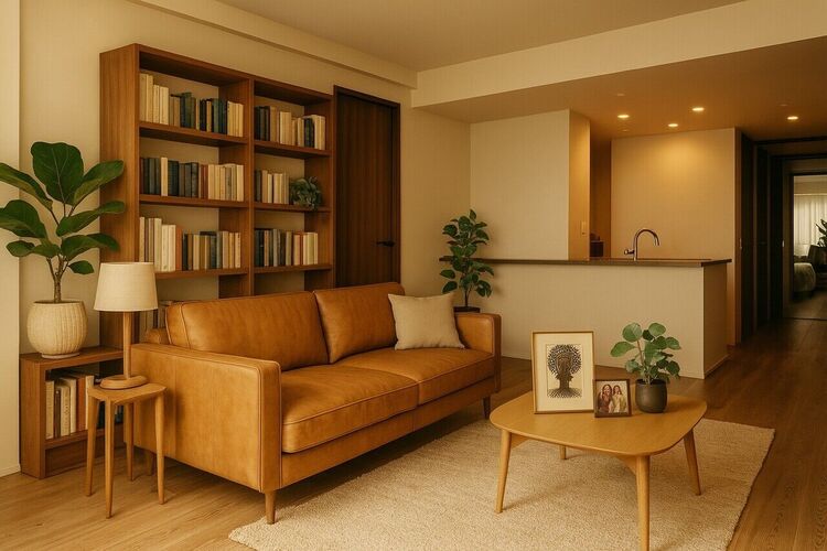 内装 空室ですがバーチャルで家具を配置しております（イメージです）