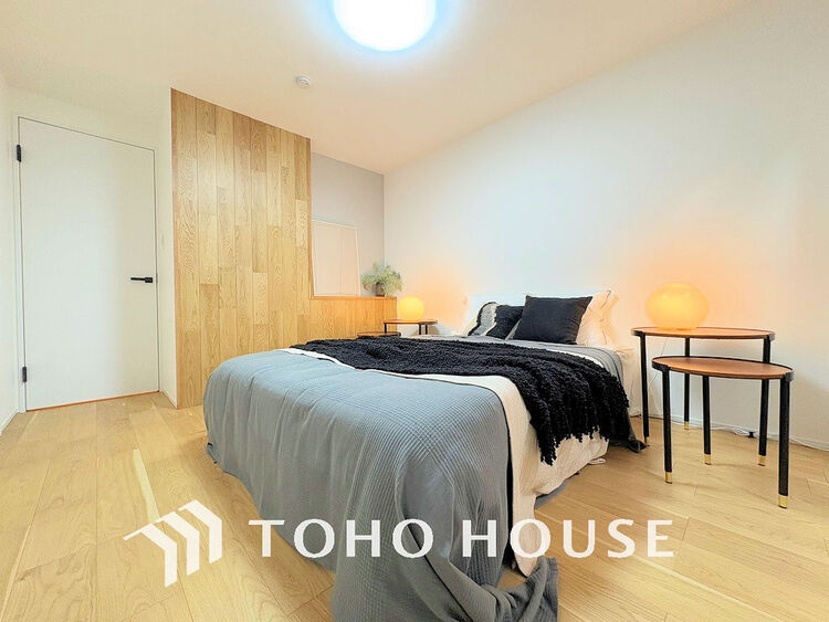 内装 1日の疲れを癒し、心地よく寛げるようゆったりとした広さをしています