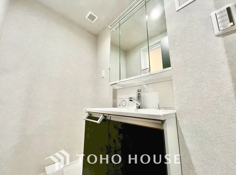 洗面 ここに集まる家族の会話と笑顔が絶え間なく続く幸せな空間。