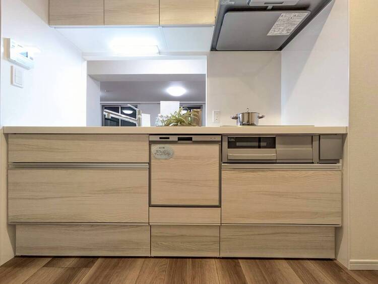 キッチン 開放感のあるキッチンスペース。調理をしながら、会話も弾みそうですね。