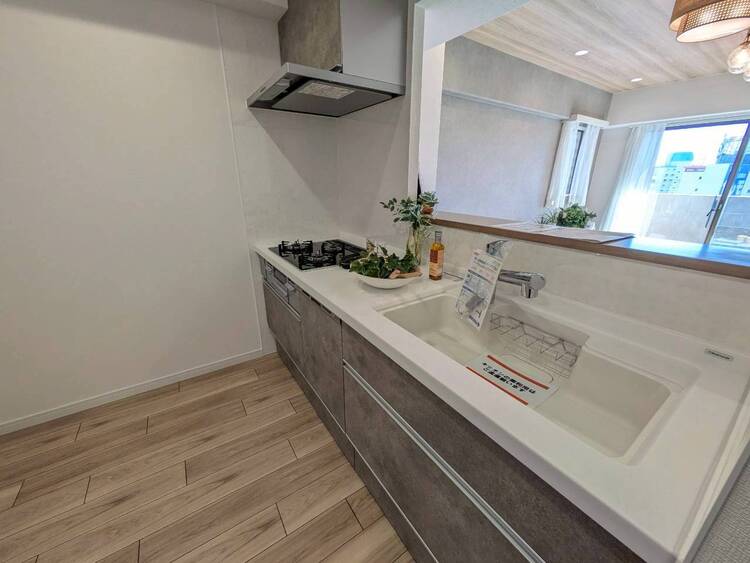 キッチン 使いやすくスタイリッシュなキッチン空間になっております。