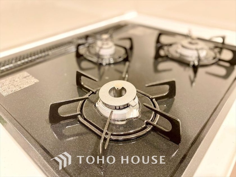 キッチン 【KITCHEN】◆家族のおはよう◆の声を笑顔で迎えてあげられるシステムキッチン。朝ごはんが楽しみでちょっと早起きしたくなるんです。