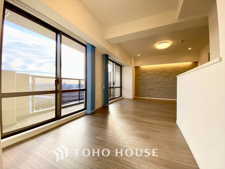 内装 【LIVING】◆simple is best◆無駄のない綺麗なつくりのリビングルームであなただけの暮らしを。