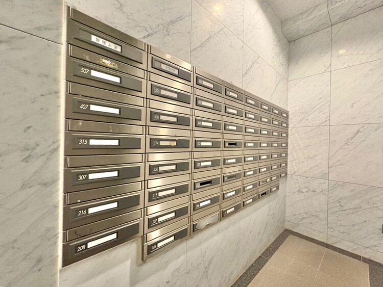 設備 郵便物を受け取るための郵便受けも、きちんと管理されています。