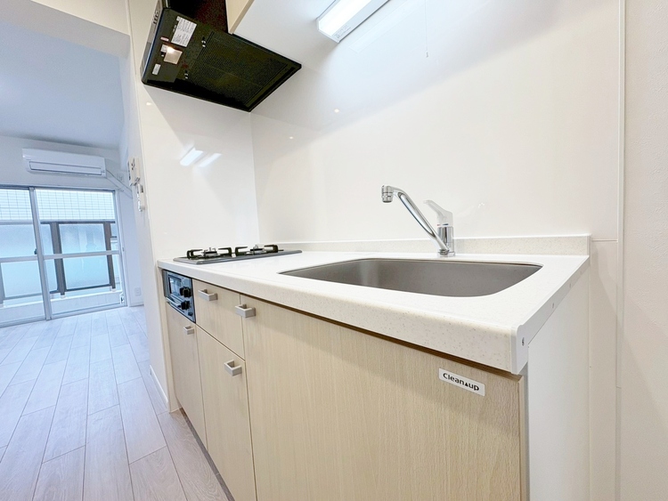 キッチン 洗練されたスタイリッシュなデザイン性と使いやすさを備えた仕様。