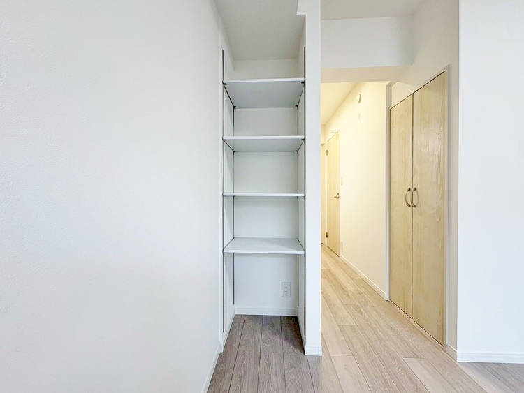 収納 暮らし心地を大きく左右する収納を、適材適所に配置し使い勝手を考慮しました。