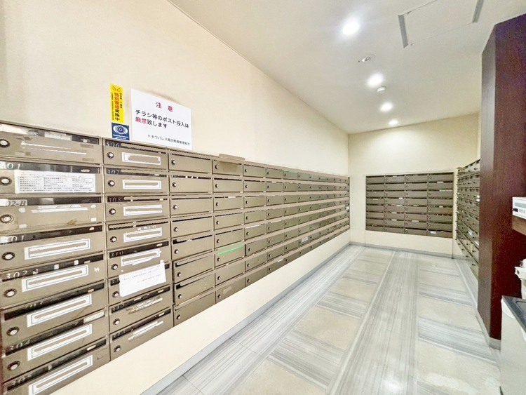 設備 郵便物を受け取るための郵便受けも、きちんと管理されています。